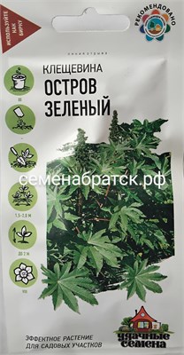 Цветы Клещевина Остров Зеленый (Удачные Семена) РТ-00000623 - фото 501482