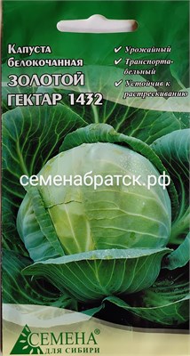 Капуста б/к Золотой Гектар (СдС Красноярск) РТ-00001472 - фото 501521