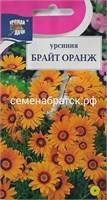 Цветы Урсиния Брайт оранж (Урожай У дачи) РТ-00005868
